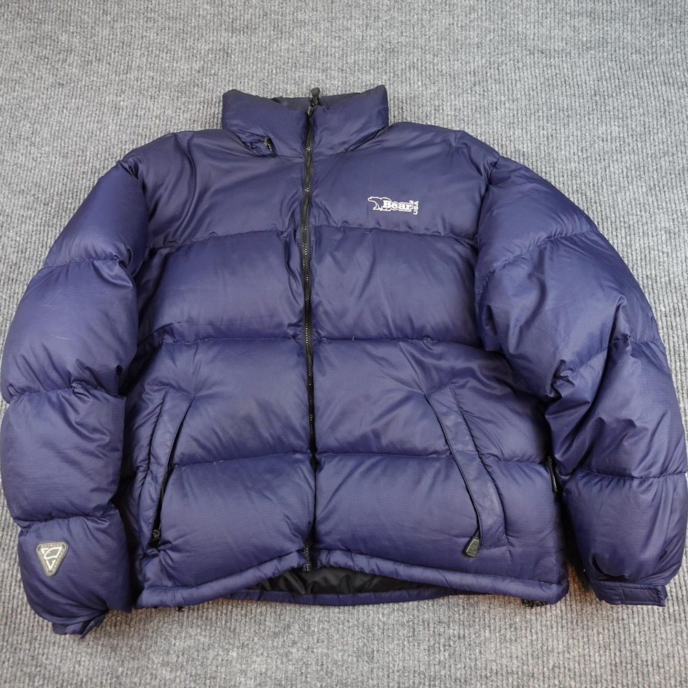 Bear USA Jacket Mens 2XL Blue Down Puffer AGPS-NT Expedition 49 Outdoor Ski